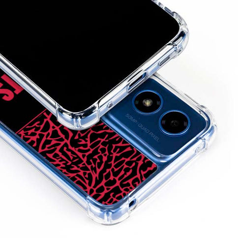 NBA Houston Rockets Elephant Print Moto G 5G (2024) Clear Case